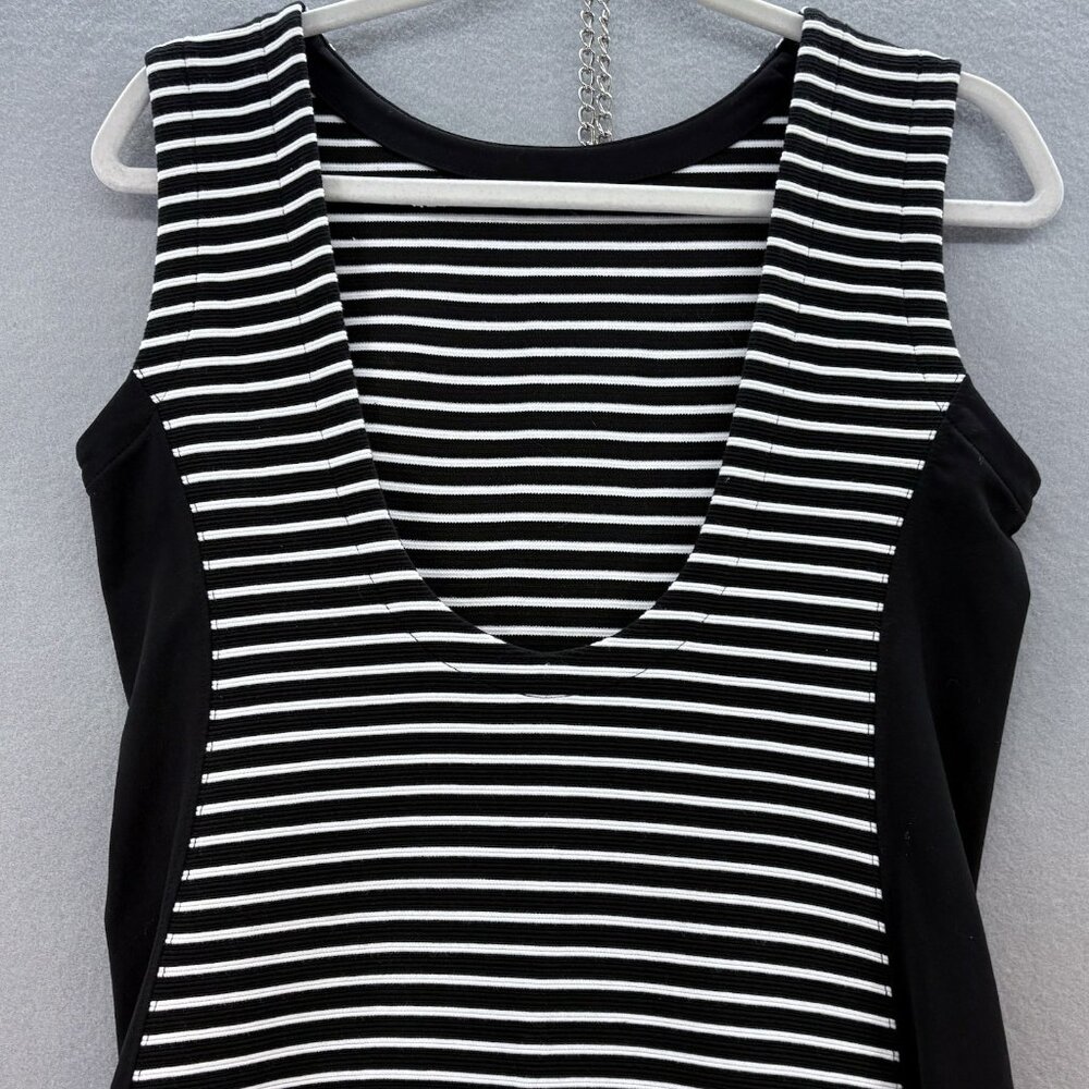 Athleta Mala Striped Tank Dress Women’sPlus Size XXL Sleeveless Stretchy Bodycon - Picture 4 of 7